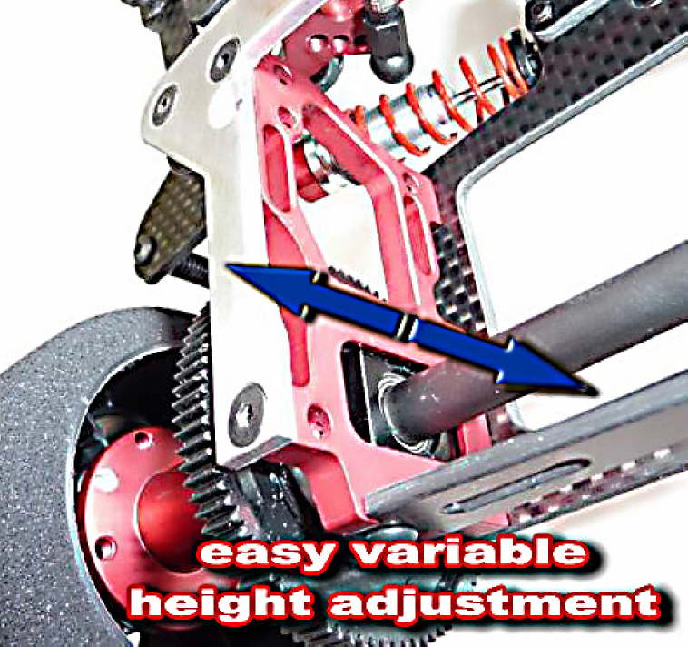 PC10H3X - stufenlos verstellbare Alubcke mit Flansch-Kugellager 